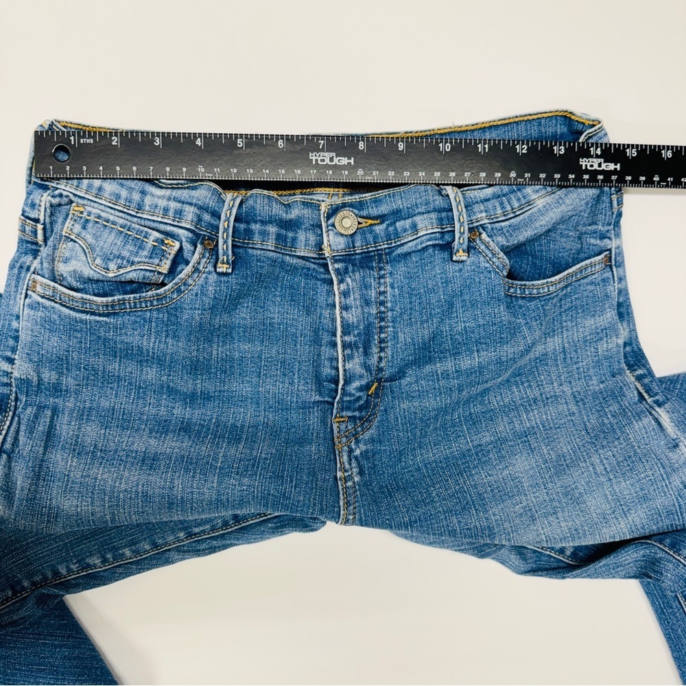 Levi's Women's Perfectly Slimming 512 Light Blue Boot Cut Jeans Size 12 Medium - Picture 14 of 14